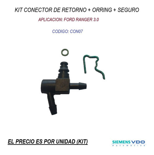 Siemens Two-Way Return Connector Kit for Ranger 3.0 Injector 1