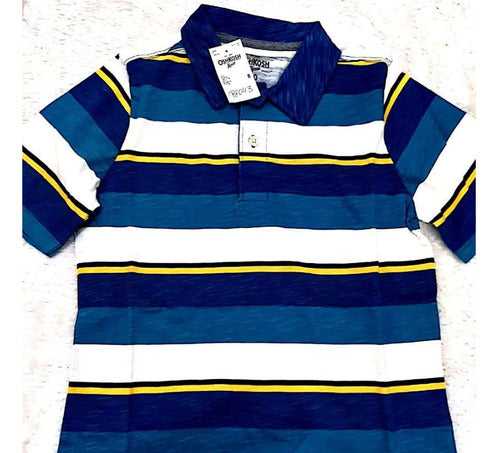 Striped Carter's Polo Shirt - Last Unit 0