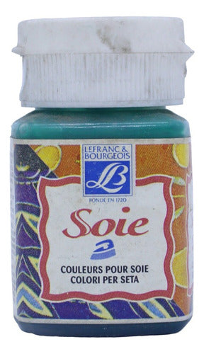 ELbesoie Pintura Acuarela Para Seda 50ml Soie Verde Smeralda 529 0