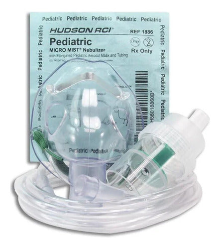 Mascara Para Nebulizar Con Ampolla Y Tub Pediatrica Hudson 0