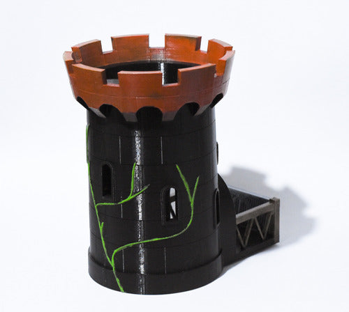 3D RPG Castle Dice Tower - Dyd Rpg 3D Printed Hand-Painted Tower 4