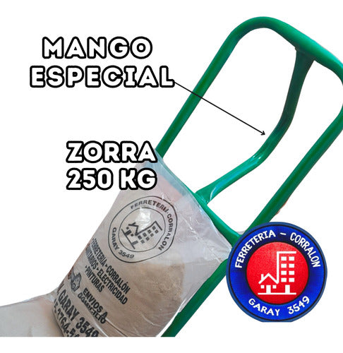 Carro Zorra Portabultos Ropal 250 Kg Rueda Maciza 2