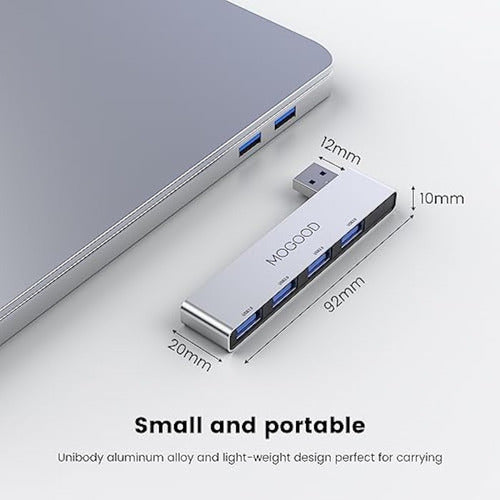 Hub Usb 3.0 Mogood Hub Usb Para Portátil, Divisor 5