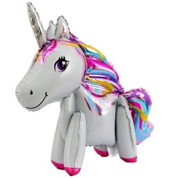 Tu Mundo Giant 3D Unicorn Metallic Balloon 1 Meter Tall 1