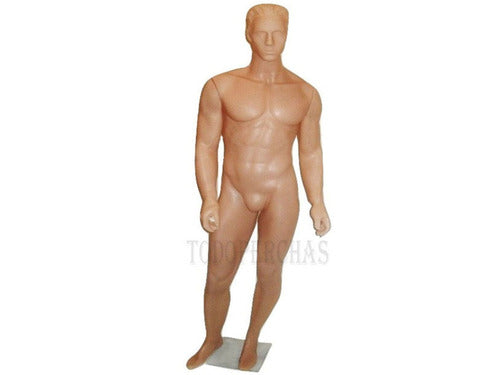 TodoPerchas Full Male Mannequin in Break-Resistant Skin Color 0