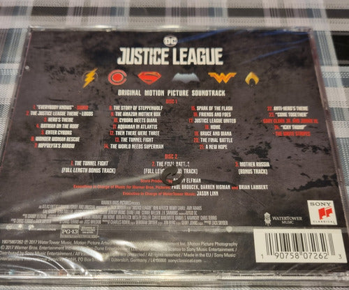 Justice League - Soundtrack 2 CDs News Import #cdspaternal 1