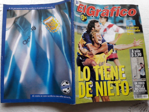 El Gráfico Nº 4097 Año 1997 Boca 3 River 2 Caniggia Latorre 1