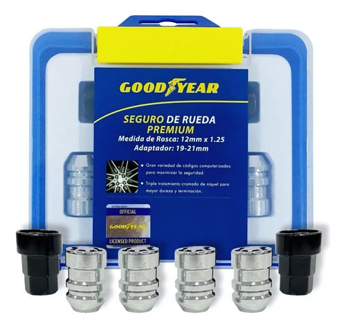 Goodyear Tuerca Bulón Antirobo Chevrolet Onix Cruze Tracker Sonic S10 3