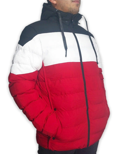 Men's Insulated Waterproof Winter Puffer Jacket with Removable Hood 2