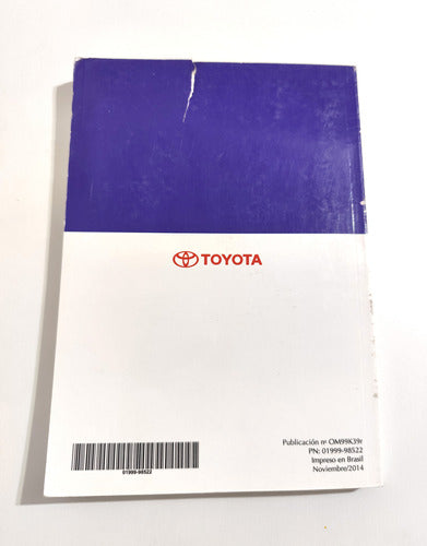 Manual Toyota Etios 2014 Propietario Usuario Manuales Libro 1