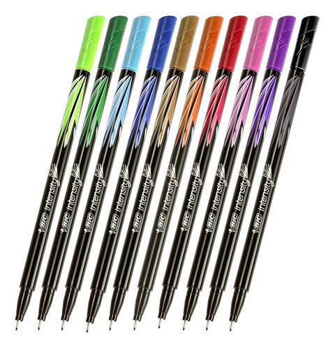 Microfibra Bic Intensity X10 Colores Surtidos 1