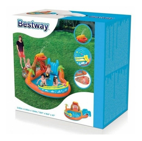 Bestway Lava Lagoon Ball Pit Center With Slide 6