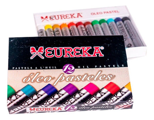 Eureka Oil Pastel Set X 12 Assorted Colors 0