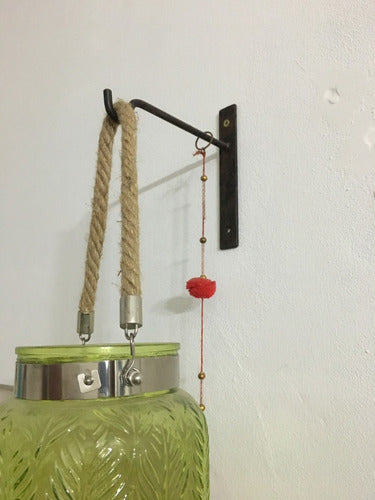 Set of 4 Hanging Pot Support Brackets for Indoor Gardens 3