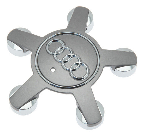 Centro Llanta Para Audi 55mm Gris 4f0601165n 0