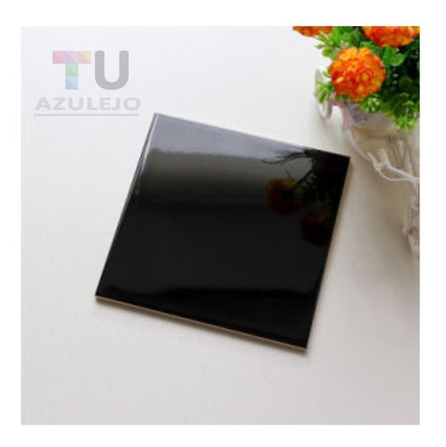 Black Tile 15x15 (3mm) - Per m2 1