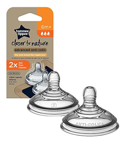 Tommee Tippee Fast Flow Bottle Nipples 0