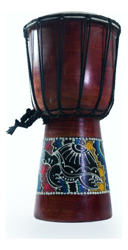 Generic Djembe 60 Cm, Painted 5