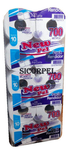 New Pel Bolson Papel Higienico 10x700mts Rendidor 0