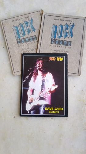 Cartas International Rock Cards, D. Sabo,j.kramer,t.hamilton 1