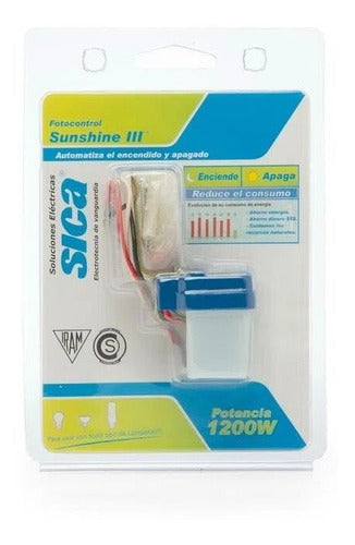 Pack of 6 Sica Sunshine III Outdoor 3-Cable Photocell 3