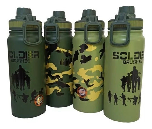 Ubatuba Soldier Military Thermal Bottle 700ml Double Stainless Steel 1