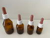 Colirio 30cc Glass Dropper Bottle Set x90 - Amber Glass with Rubber Teat 3