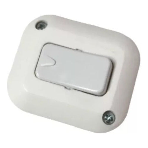 Exterior Key 1-Switch 10A White 1