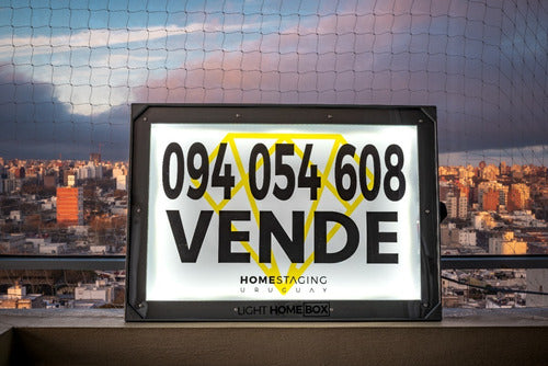 Cartel Luminoso Inmobiliario Automatico Light Home Box 1