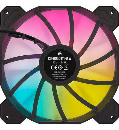 Corsair iCUE SP140 RGB Elite Performance Dual Fan Kit - 140mm Black 4