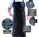 Linco Pack 2 Black PVC Aprons L & XL 100% Waterproof 5