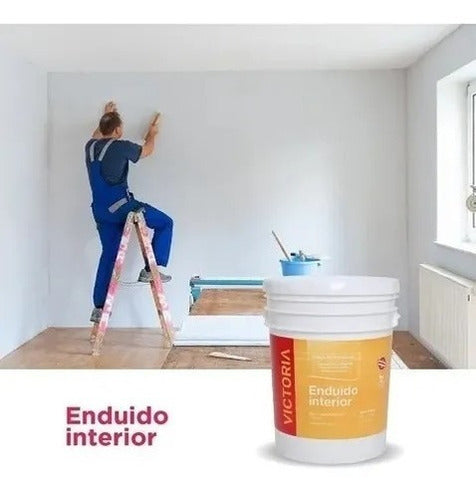 Enduido Interior Facil Lijado 20 Litros Victoria P.frias 1