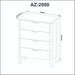 Punto Union Minimalist 4 Drawer Chest for Office and Home - AZ 2000 3