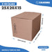 Reinforced Cardboard Boxes 25x20x15, Pack of 40 Units 1