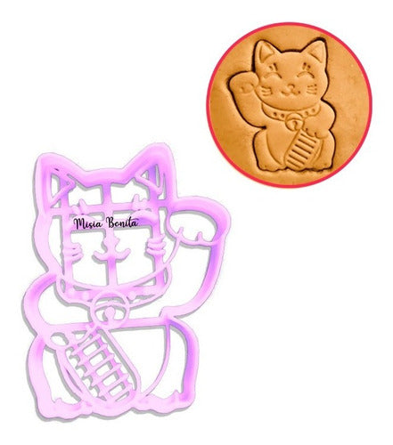 Misia Bonita Maneki Neko Cookie Cutter - Fortune Cat 0