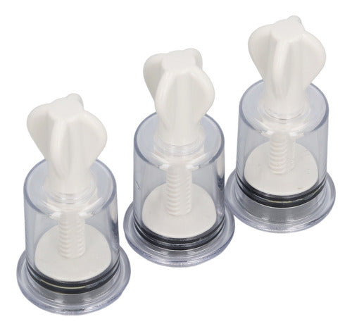 Ventosas Uk Plug Nipple, Aspirador Transparente, Ajustável M 0