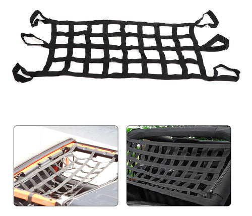 Rede De Teto Multifuncional Para Carro Soft Hammock Tailgate 1