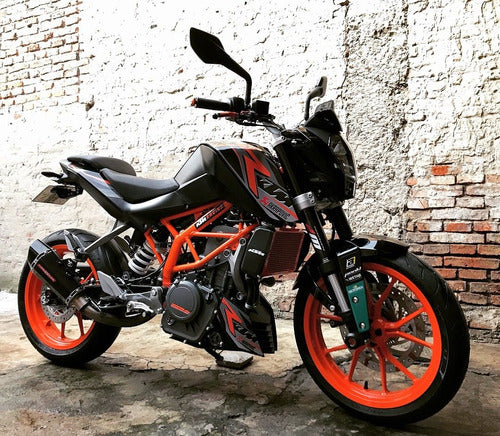 Ktm Duke 200 / 390 Kit Calcos Vinilo Ahora Laminados 1