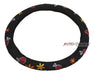 Auto-Tuning Women's Embroidered Velvet Steering Wheel Cover 1