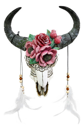 Alikiki Western Bull Skull Wall Decor, 13.6 Inch 0