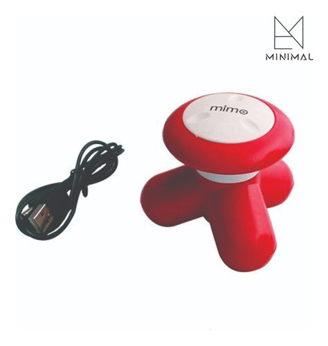 Mnl Portable Electric Massager USB 3 Legs 3