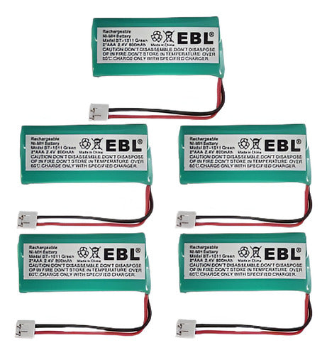 Uniden 5 X BT-101 BT-1011 Vtech BT184342 BT Replacement Battery 0