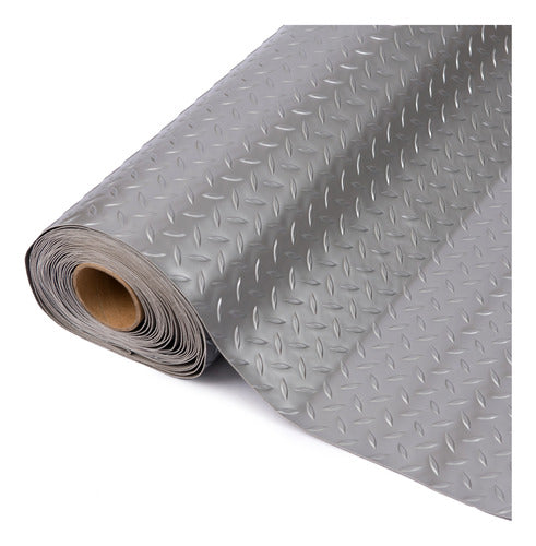 HÄRTE FLOORING BY GREEN DECO - PVC Gym Flooring Similar to Rubber 1.2mm Seed Grey Roll 10m 6