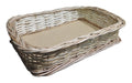 Rectangular Wicker Bread and Pastry Basket Tray No. 40 2