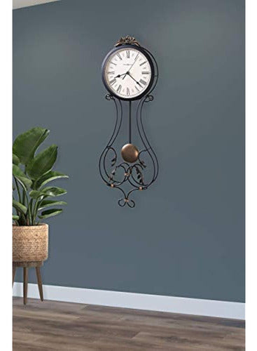 Howard Miller Paulina Wall Clock 625-296 Acabados Gris Carbó 4