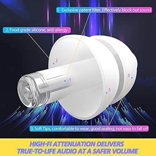 Tapones Para Los Oídos De Concierto De Alta Fidelidad Edwinn 1