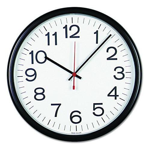 Universal Indoor/Outdoor Clock, 13 1/2 Black 0