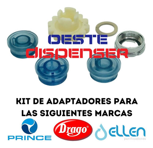 Adapter Kit for Countertop Purifiers: Prince Drago Ellen Pura 1