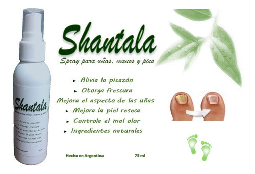 Shantala Spray Hongos Uñas Onicomicosis Micosis Pie Atleta 0