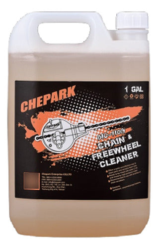 Liquido Limpiador De Cadena Y Piñones Chepark 3.78 L.urubici 0